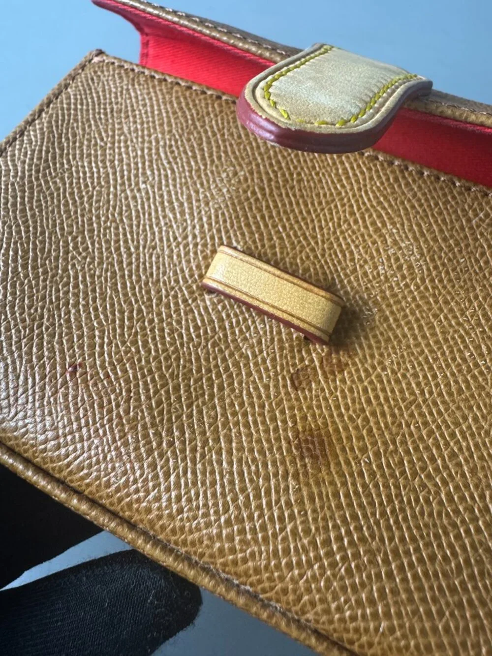 Dooney & Bourke Tan Leather Pouch/Wristlet